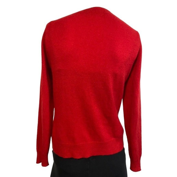 Parisian Signature 100% Cashmere Button Cardigan Womens Sweater Size PS - Picture 11 of 12